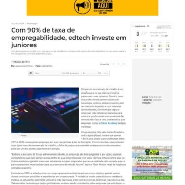 Com 90% de taxa de empregabilidade, edtech investe em juniores – Jaguariaíva em Foco
