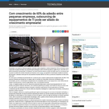 Com crescimento de 60% da adesão entre pequenas empresas, outsourcing de equipamentos de TI pode ser aliado do crescimento empresarial – Teclando Web