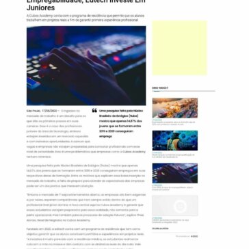 Com 90% de taxa de empregabilidade, edtech investe em juniores – Dino Oficial (Notícias Dino)