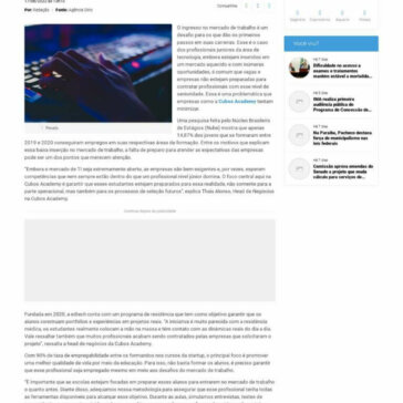 Com 90% de taxa de empregabilidade, edtech investe em juniores – A Noticia Digital