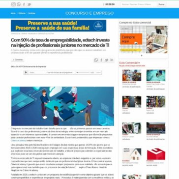 Com 90% de taxa de empregabilidade, edtech investe na injeção de profissionais juniores no mercado de TI