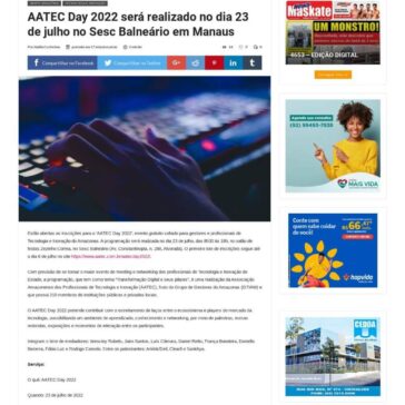 AATEC Day 2022 será realizado no dia 23 de julho no Sesc Balneário em Manaus – Maskate News