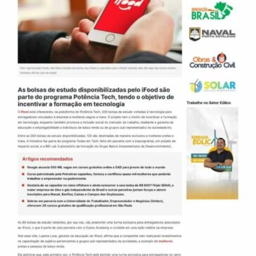 200 bolsas de estudo na área de tecnologia estão sendo oferecidas pelo iFood para entregadores e mulheres pretas e trans; saiba como se inscrever – Click Petróleo e Gás