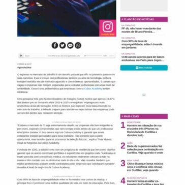 Com 90% de taxa de empregabilidade, edtech investe em juniores – Bem Paraná