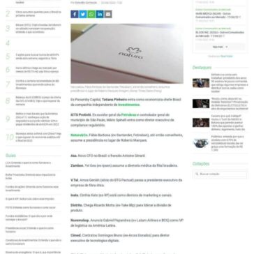 Alto Escalão: Tatiana Pinheiro na Galapagos Capital – Money Times