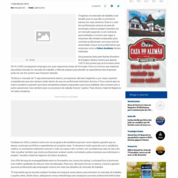 Com 90% de taxa de empregabilidade, edtech investe em juniores – nd1.com.br