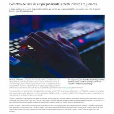 Com 90% de taxa de empregabilidade, edtech investe em juniores – Estação Litoral SP