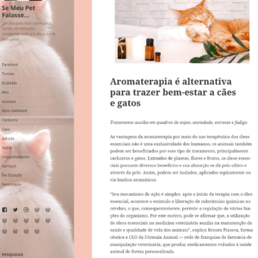 Aromaterapia é alternativa para trazer bem-estar a cães e gatos – Se Meu Pet Falasse