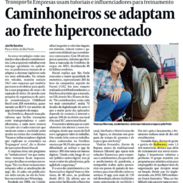 Caminhoneiros se adaptam ao frete hiperconectado