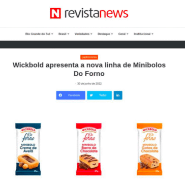 Wickbold apresenta a nova linha de Minibolos Do Forno