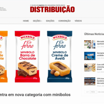 Wickbold entra em nova categoria com minibolos Do Forno