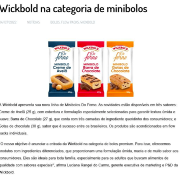 Wickbold na categoria de minibolos