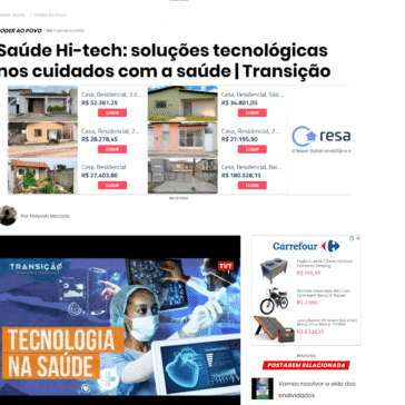 Saúde Hi-tech: soluções tecnológicas nos cuidados com a saúde | Transição – Poder ao Povo