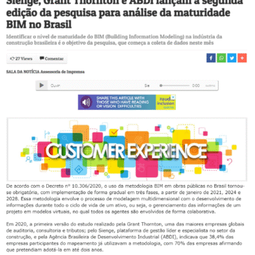 Sienge, Grant Thornton e ABDI lançam a segunda edição da pesquisa para análise da maturidade BIM no Brasil – Rio Preto News