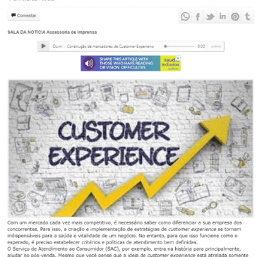 Construção de marcadores de Customer Experience é imprescindível para o crescimento empresarial – Gazeta da Semana