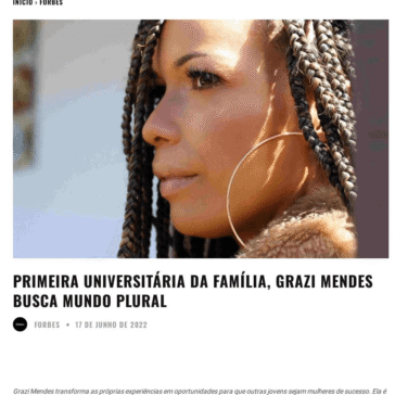 Primeira universitária da família, Grazi Mendes busca mundo plural – Economia em pauta