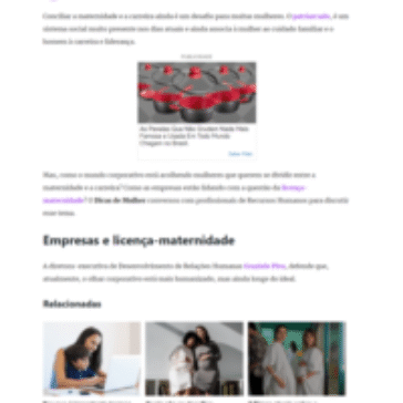 Como as empresas lidam com a licença-maternidade e acolhem as mães – Dicas de Mulher