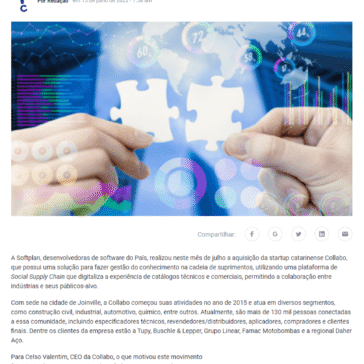 Softplan anuncia aquisição da startup Collabo – InforChannel