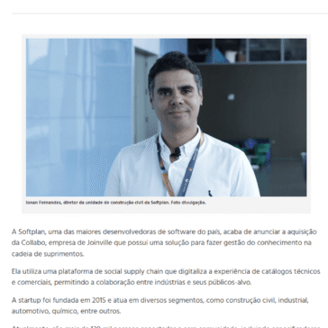 Softplan anuncia aquisição da Collabo – SCC 10