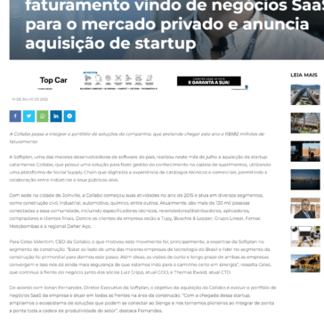 Softplan aumenta em 87% o faturamento vindo de negócios SaaS para o mercado privado e anuncia aquisição de startup – De Olho na Ilha