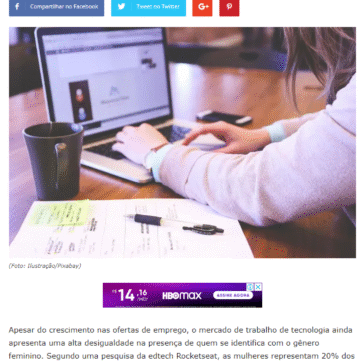 Presença feminina no mercado de trabalho de tecnologia – Saúde Debate