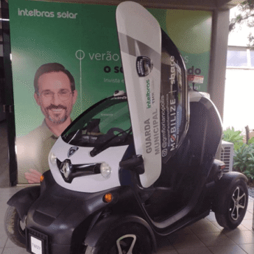 Viatura elétrica da Guarda de Florianópolis é equipada com soluções Intelbras