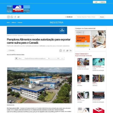 Pamplona Alimentos recebe autorização para exportar carne suína para o Canadá – Portal AB Notícias News