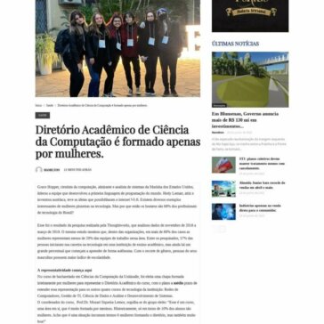 Diretório Acadêmico de Ciência da Computação é formado apenas por mulheres – Sala de Notícias
