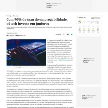 Com 90% de taxa de empregabilidade, edtech investe em juniores – PORTAL +DF