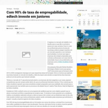 Com 90% de taxa de empregabilidade, edtech investe em juniores – ONEWS TV