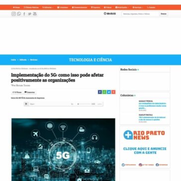 Implementação do 5G: como isso pode afetar positivamente as organizações – Rio Preto News