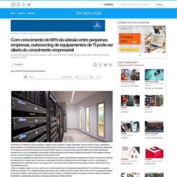 Com crescimento de 60% da adesão entre pequenas empresas, outsourcing de equipamentos de TI pode ser aliado do crescimento empresarial – Portal abc Noticias news