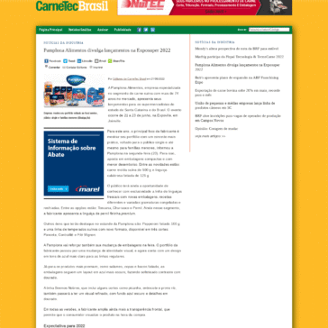 Pamplona Alimentos divulga lançamentos na Exposuper 2022 – CarneTec.com.br