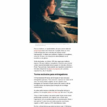 iFood oferece 200 bolsas de tecnologia para mulheres e entregadores – Portal Gazeta Gospel