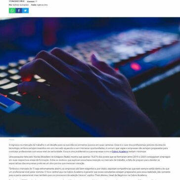 Com 90% de taxa de empregabilidade, edtech investe em juniores – Agência Tocantins