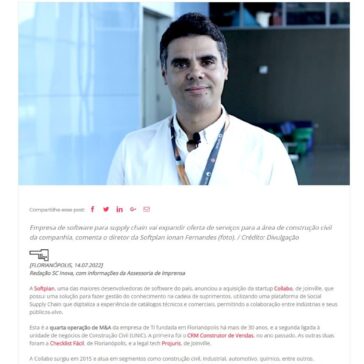 Softplan amplia portfólio com aquisição da startup Collabo, de Joinville – SC Inova