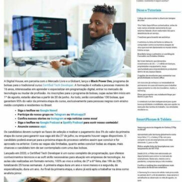 Programa oferece 130 bolsas para pessoas negras em curso completo de programação digital – TecFlow