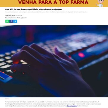 Com 90% de taxa de empregabilidade, edtech investe em juniores – Jornal News