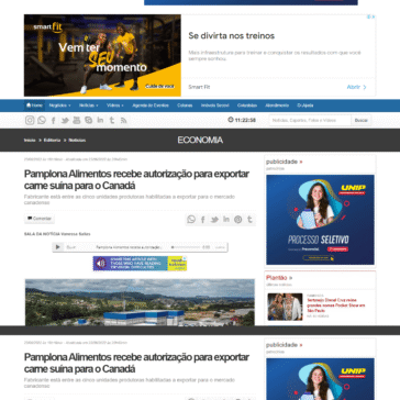 Pamplona Alimentos recebe autorização para exportar carne suína para o Canadá – Gazeta da Semana