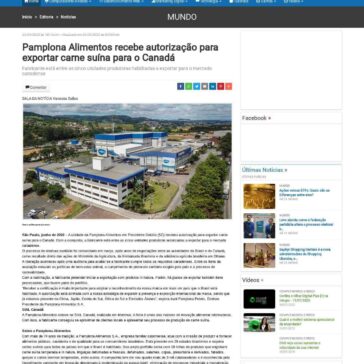 Pamplona Alimentos recebe autorização para exportar carne suína para o Canadá – Teclando Web