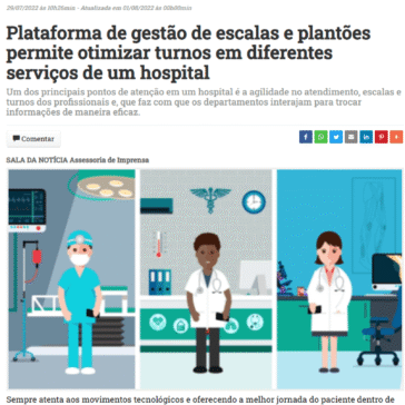 Plataforma de gestão de escalas e plantões permite otimizar turnos em diferentes serviços de um hospital – Notícias do ES