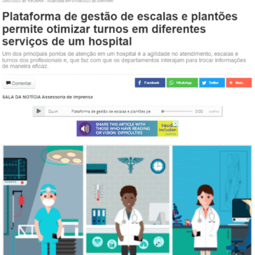 Plataforma de gestão de escalas e plantões permite otimizar turnos em diferentes serviços de um hospital – Portal Marcos Imprensa