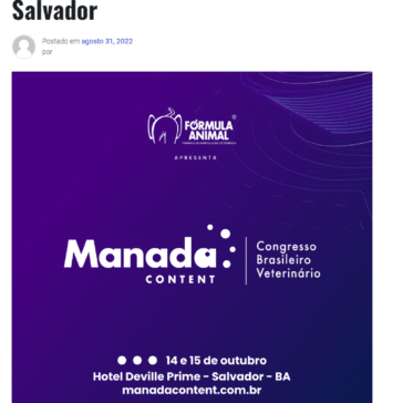 Fórmula Animal realiza congresso de medicina veterinária em Salvador – MT Total