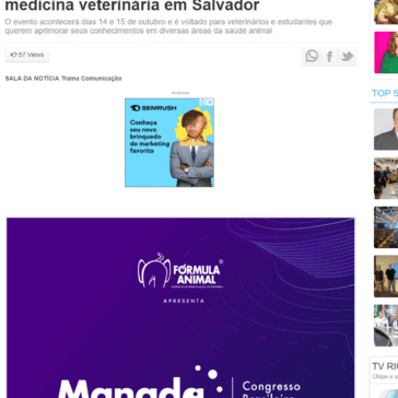 Fórmula Animal realiza congresso de medicina veterinária em Salvador – Rio Preto News