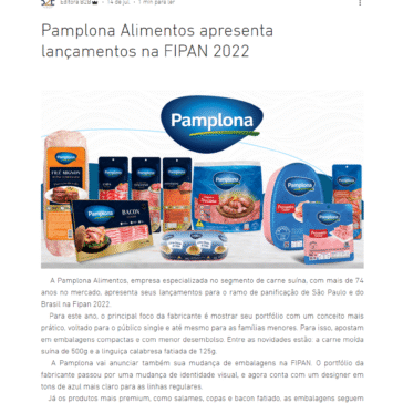 Pamplona Alimentos apresenta lainçamentos na FIPAN 2022 – Blog Pack