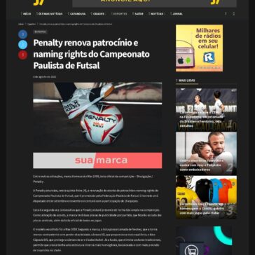Penalty renova patrocínio e naming rights do Campeonato Paulista de Futsal – J7 Notícias