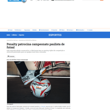 Penalty patrocina campeonato paulista de futsal – Notícias do ES