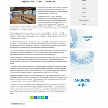 Arklok lança e-commerce para assinatura de equipamentos de TI do Brasil – TI Bahia