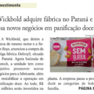 Wickbold adquire fábrica no Paraná e entra em novas categorias