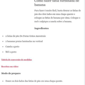 Receita de Fatia turbinada de banana
